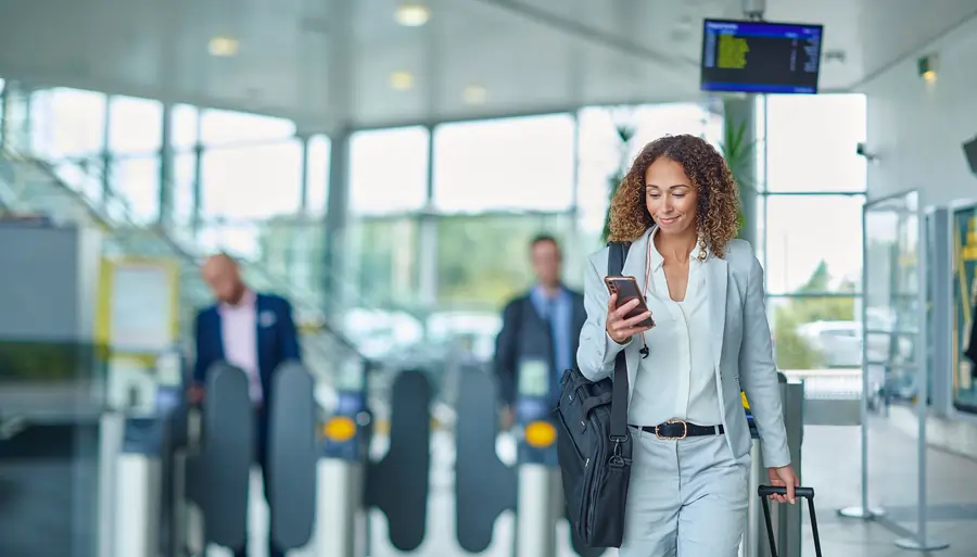 image of an airplane taking off from an airport