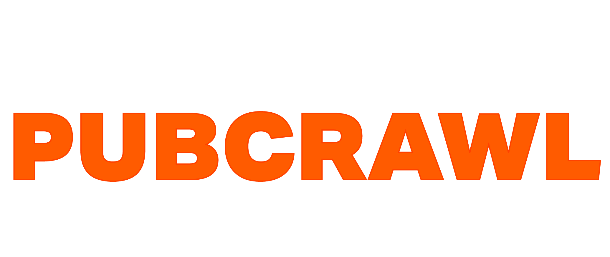 Pubcrawls Logo Wit