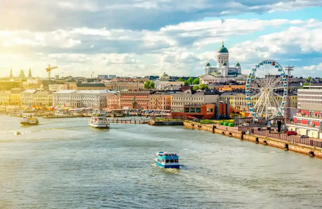 Finnish event setting, Helsinki design venues and Lapland aurora