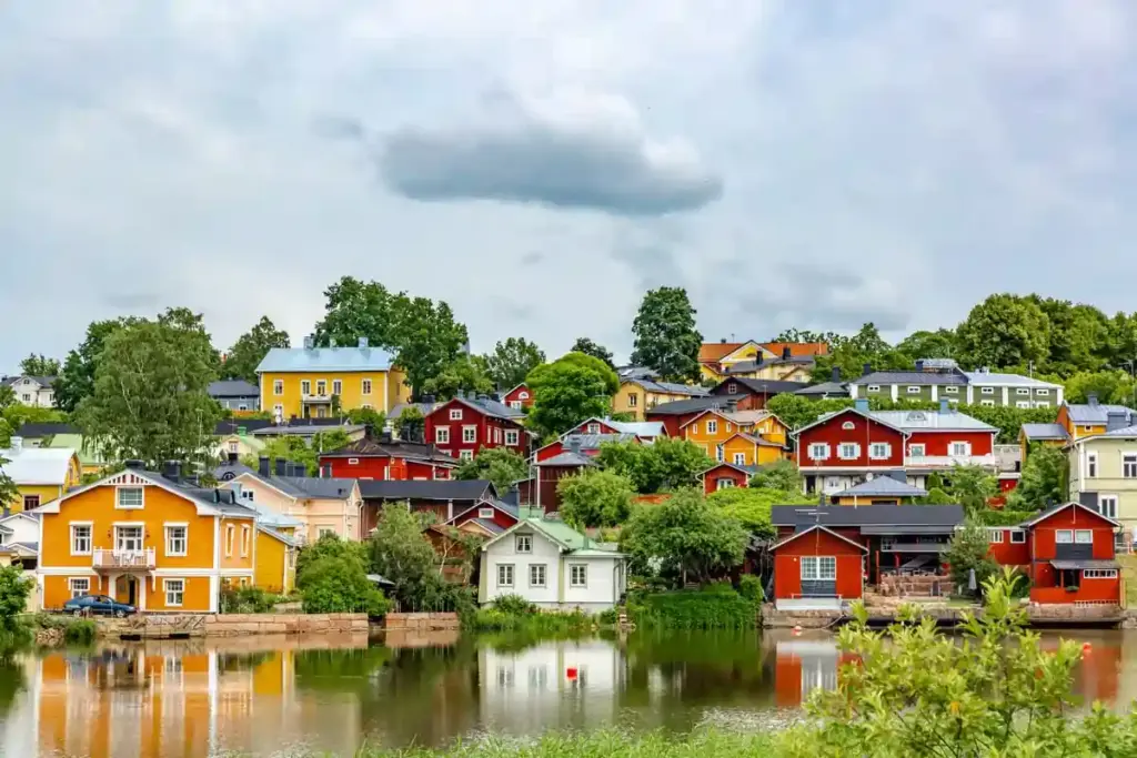 Finland regional landscape, Helsinki to Lapland to lake region